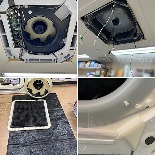 業務用空調機の定期清掃