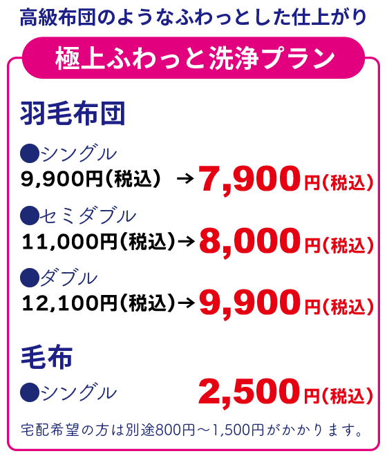 極上ふわっと洗浄プラン